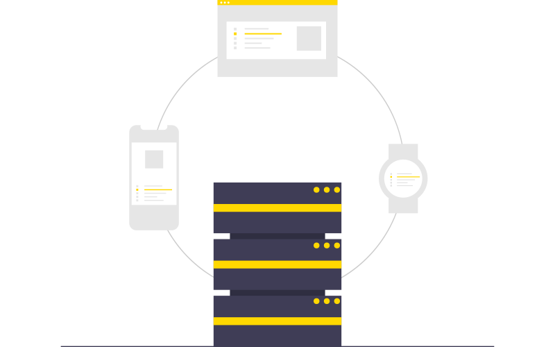DevOps Squad Home - Infrastructure illustration